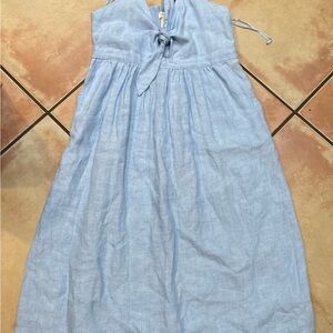 Cynthia Rowley Sky Blue linen summer dress